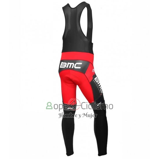 Bmc Ropa Ciclismo Culotte Largo 2016 Mangas Largas Negro y Rojo